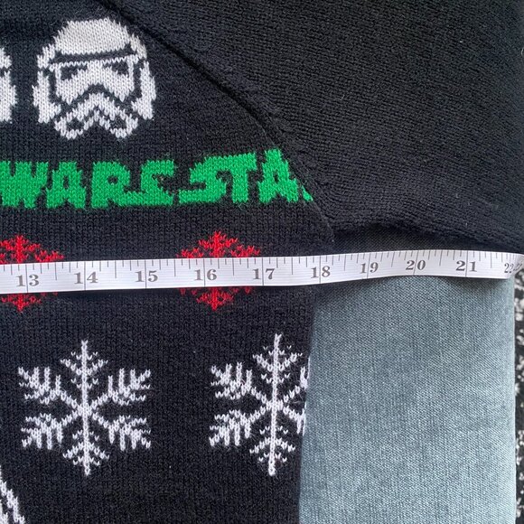 Star Wars Darth Vader Ugly Christmas Sweater, Black, Size S - Picture 7 of 7
